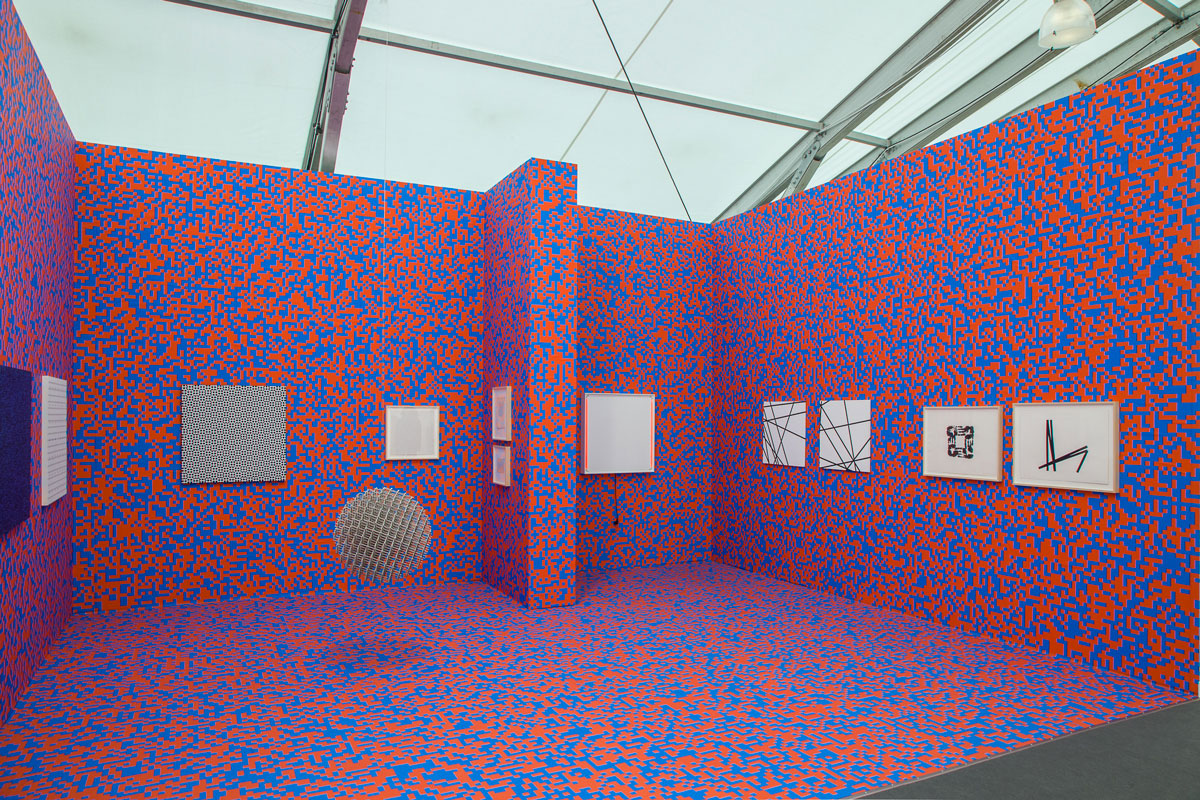 Frieze with Francois Morellet